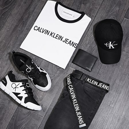 Calvin Klein - Tee Shirt Institutional 6086 Blanc