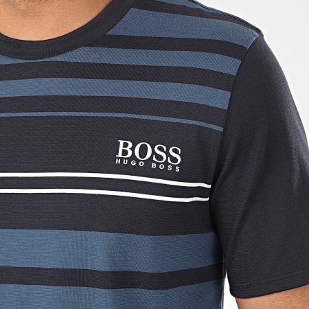BOSS - Tee Shirt Fashion 50424991 Bleu Marine Bleu Clair