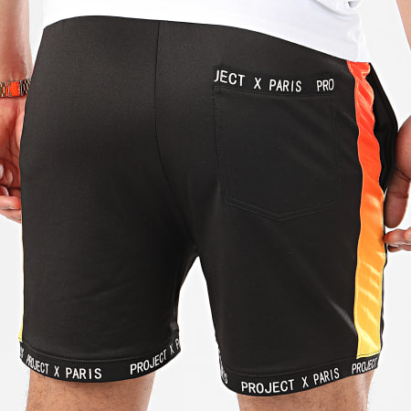 Project X Paris - Short Jogging A Bandes 2040016 Noir