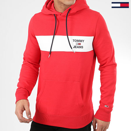 Tommy Jeans - Sweat Capuche Essential Graphic 7929 Rouge
