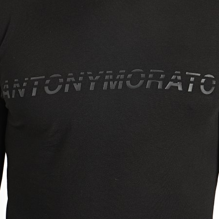 Antony Morato - Tee Shirt Manches Longues Sport The Green Lin MMKL00271 Noir