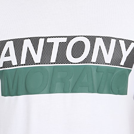 Antony Morato - Tee Shirt Sport The Green Lin MMKS01719 Blanc
