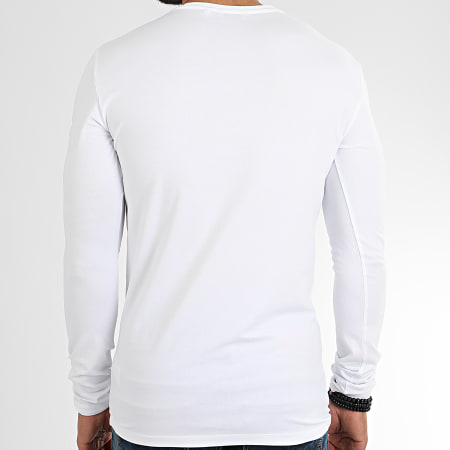Antony Morato - Tee Shirt Manches Longues Sport The Green Lin MMKL00271 Blanc