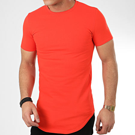 John H - Tee Shirt Oversize T20003 Orange