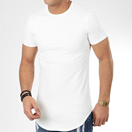 John H - Tee Shirt Oversize T20001 Ecru