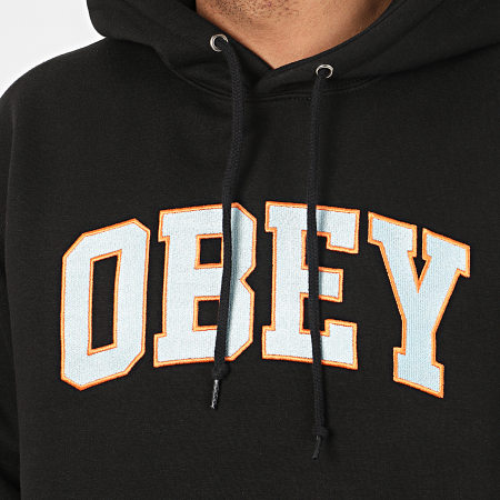 Obey - Sweat Capuche Sports II Noir