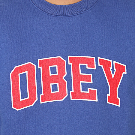 Obey - Sweat Crewneck Sports II Bleu Roi