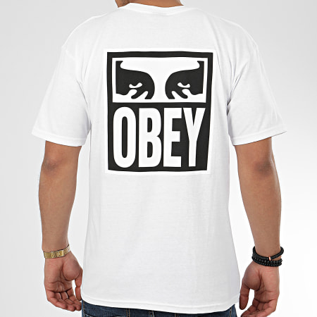Obey - Tee Shirt Eyes Icon 2 Blanc