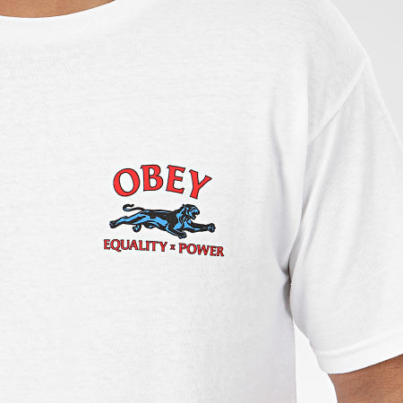 Obey - Tee Shirt Equality X Power Blanc