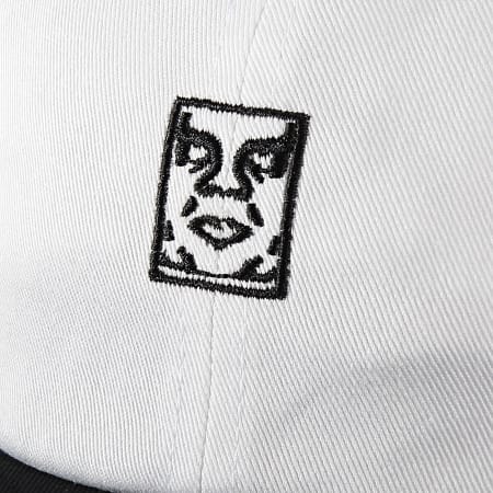 Obey - Casquette Icon 6 Panel Blanc