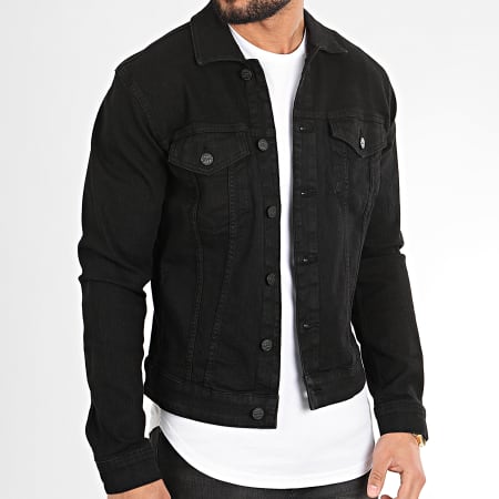 Only And Sons - Veste Jean Come Trucker 22013464 Noir