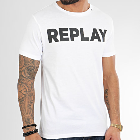 Replay - Tee Shirt M3594-2660 Blanc