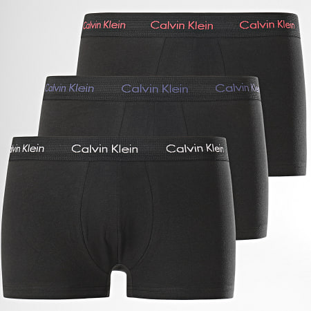 Calvin Klein - Lot de 3 Boxers Cotton Stretch 2664G Noir