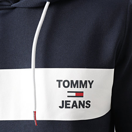 Tommy Jeans - Sweat Capuche Essential Graphic 7929 Bleu Marine