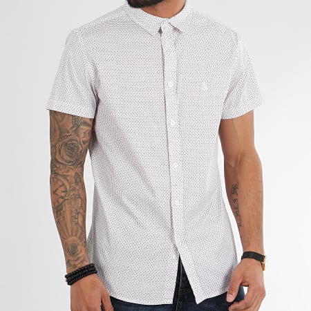 American People - Chemise Manches Courtes Mave Blanc