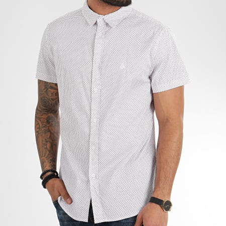 American People - Chemise Manches Courtes Mave Blanc