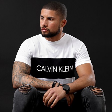 Calvin Klein - Tee Shirt Relaxed 0477 Blanc