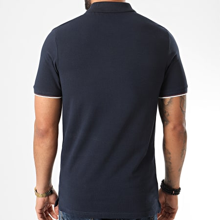 Jack And Jones - Polo Manches Courtes Chelsey Bleu Marine