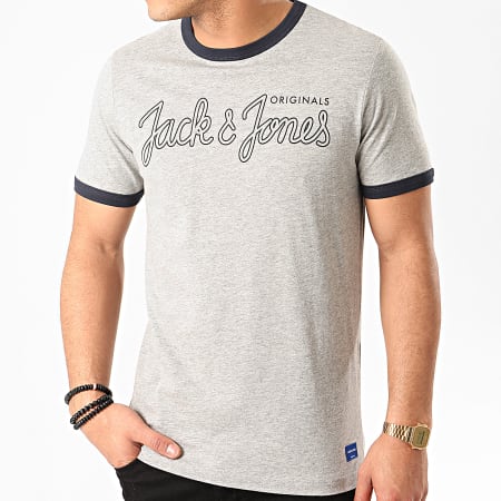 Jack And Jones - Tee Shirt Legend Gris Chiné
