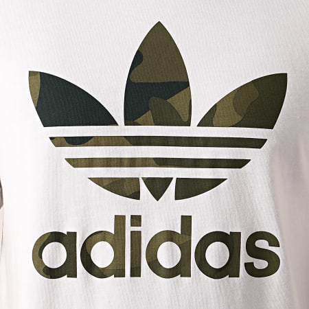 Adidas Originals - Tee Shirt Camouflage Infill FM3337 Blanc 