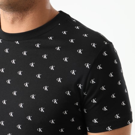 Calvin Klein - Tee Shirt CK All Over Print 5289 Noir