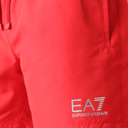 EA7 Emporio Armani - Short De Bain 902000-CC721 Rouge Argenté