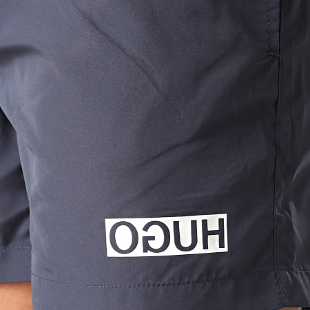 HUGO - Short De Bain Reverse Logo Haiti 50423809 Bleu Marine