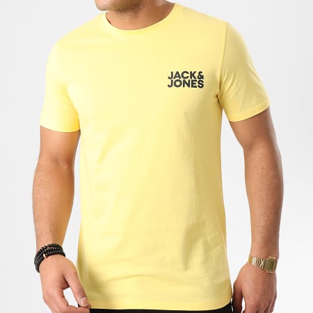 Jack And Jones - Tee Shirt Corp Logo Jaune