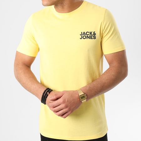 Jack And Jones - Tee Shirt Corp Logo Jaune