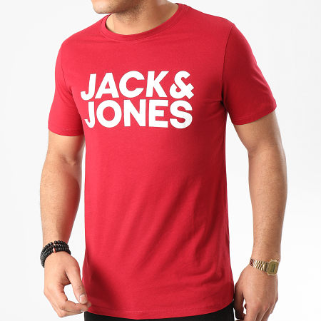 Jack And Jones - Tee Shirt Corp Logo Rouge
