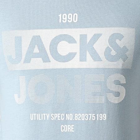 Jack And Jones - Tee Shirt Eddie Bleu Clair