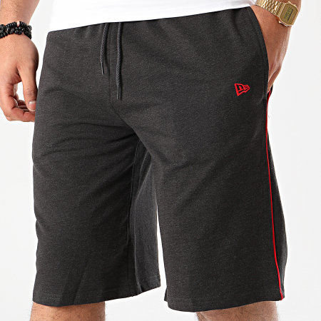 New Era - Short Jogging NBA Chicago Bulls Piping 12195372 Gris Anthracite Chiné