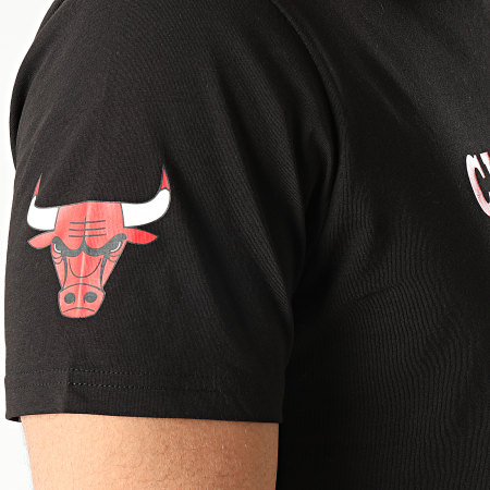 New Era - Tee Shirt Chicago Bulls Gradient Wordmark 12195386 Noir