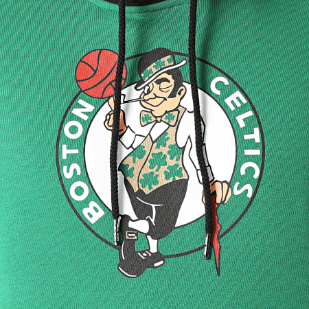 New Era - Sweat Capuche A Bandes Colorblock Boston Celtics 12195398 Noir Vert