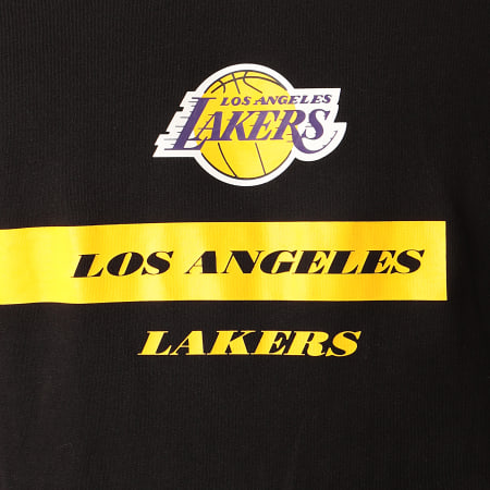New Era - Débardeur A Bandes NBA Block Wordmark Los Angeles Lakers 12195405 Noir