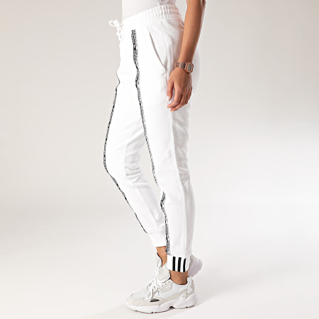Adidas Originals - Pantalon Jogging Femme A Bandes Cuff FM4384 Blanc