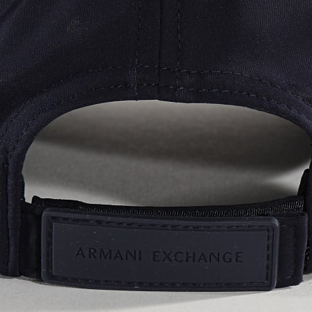 Armani Exchange - Casquette Rubber AX Bleu Marine