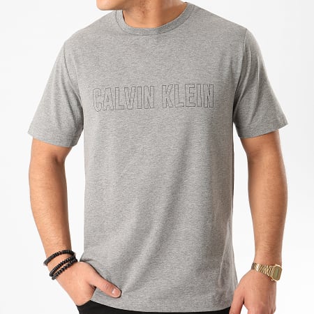 Calvin Klein - Tee Shirt K299 Gris Chiné