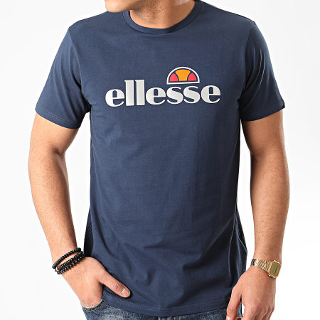 Ellesse - Tee Shirt Giniti 2 SXE08170 Bleu Marine Réfléchissant