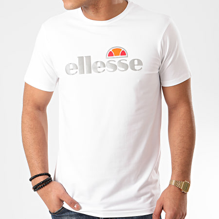 Ellesse - Tee Shirt Giniti 2 SXE08170 Blanc Réfléchissant