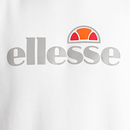 Ellesse - Sweat Crewneck Pizzoli SXE08324 Blanc Réfléchissant