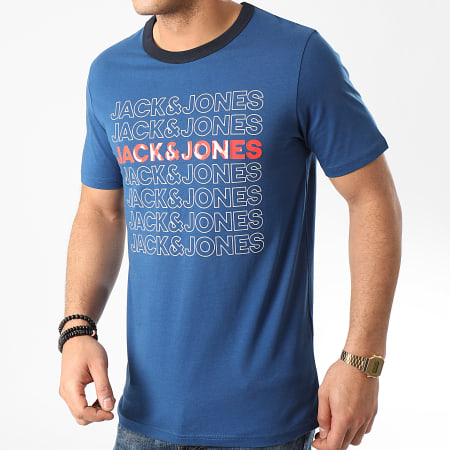 Jack And Jones - Tee Shirt Pine Bleu Marine