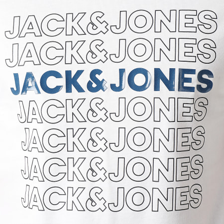 Jack And Jones - Tee Shirt Pine Blanc