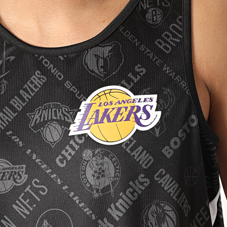 New Era - Débardeur A Bandes NBA Los Angeles Lakers All Over Print 12195414 Noir