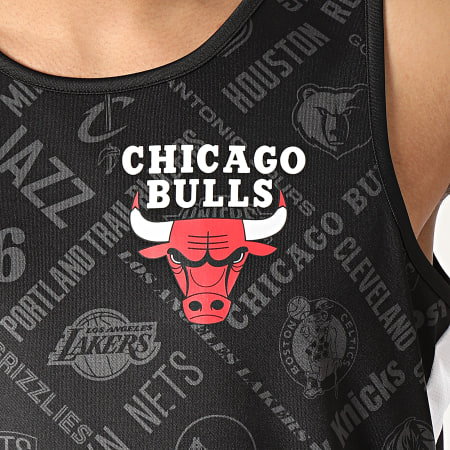 New Era - Débardeur A Bandes NBA Chicago Bulls All Over Print 12195415 Noir