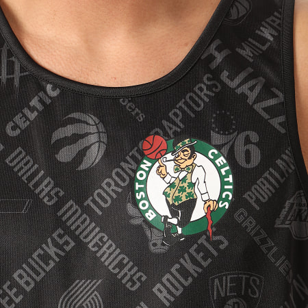 New Era - Débardeur A Bandes NBA AOP Boston Celtics 12195416 Noir