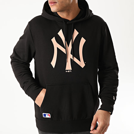 New Era - Sweat Capuche MLB Seasonal Logo New York Yankees 12195423 Noir