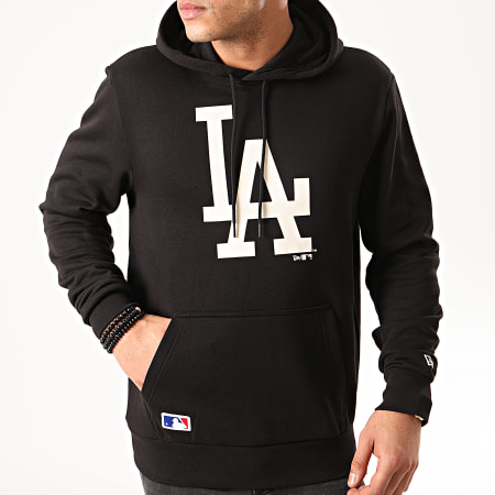 New Era - Sweat Capuche MLB Seasonal Team Logo Los Angeles Dodgers 12165425 Noir