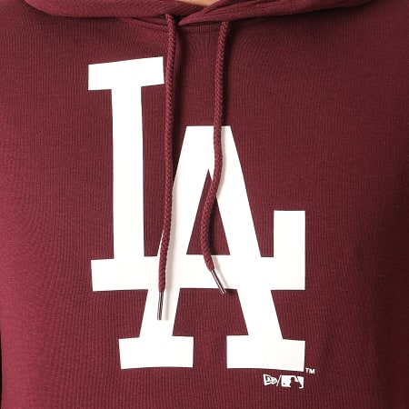 New Era - Sweat Capuche MLB Los Angeles Dodgers Seasonal Team Logo 12195435 Bordeaux