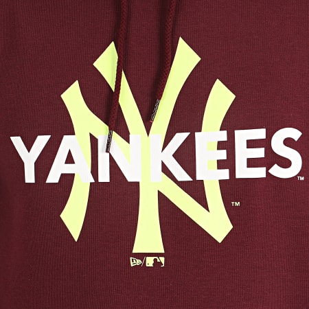 New Era - Sweat Capuche MLB New York Yankees 12195437 Bordeaux